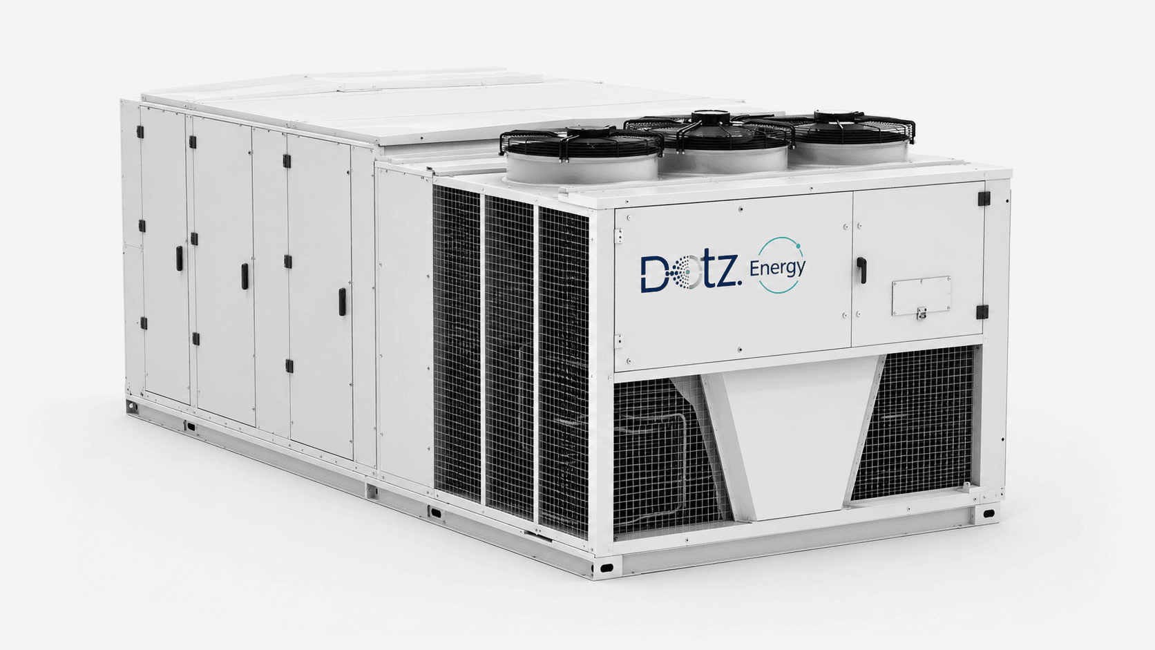 A Dotz Energy commercial heat pump unit